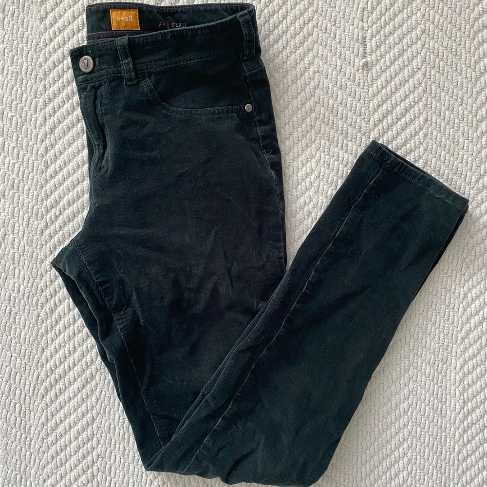 Pilcro and the Letterpress Anthropologie corduroy legging pants size 28